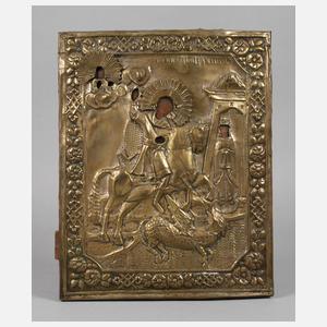 Ikone Georg der Drachentöter