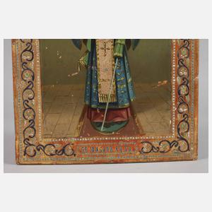 Ikone mit Heiligendarstellung