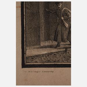 Karl Petrovich Beggrov, "Blick auf den Bogen des Generalstabs"