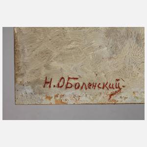 N. Obolenskyi, Winterliche Waldlandschaft