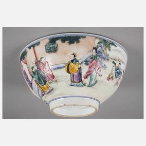 Große Schale Famille Rose