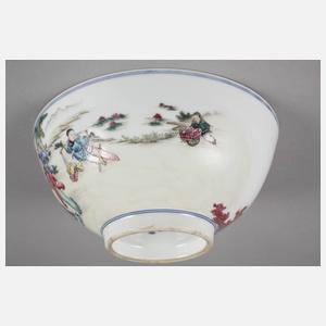 Große Schale Famille Rose