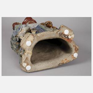 Keramikfigur Glücksgott Shou