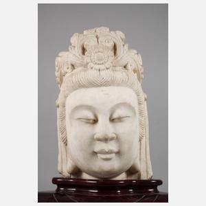 Guanyin-Haupt Marmor