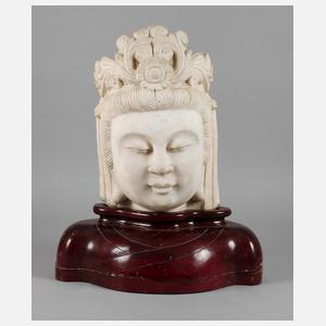 Guanyin-Haupt Marmor