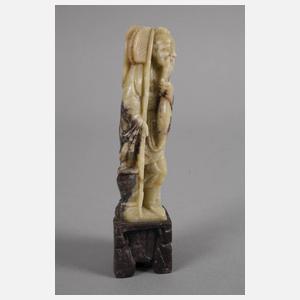 Figürliche Specksteinschnitzerei