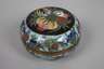 Drei Deckeldosen Cloisonné