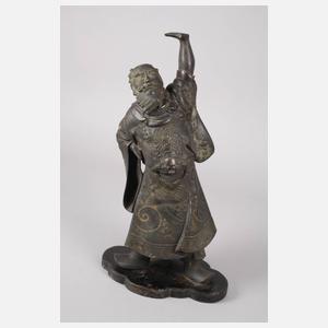 Bronzeplastik Guan Yu