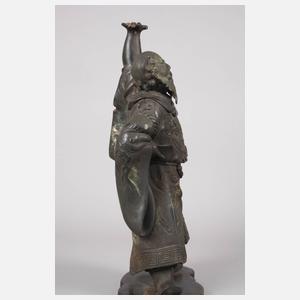 Bronzeplastik Guan Yu