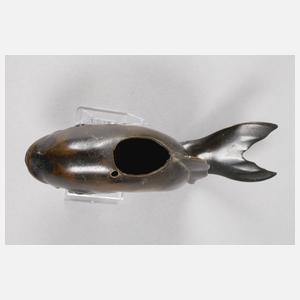 Bronzeplastik Karpfen