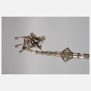 Zwei Opiumpfeifen Silber