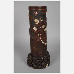 Paar große Pinselbecher