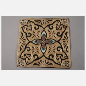 Zwei Seidenstickereien China