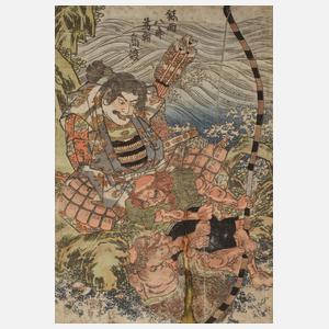 Farbholzschnitt Utagawa Kunisada