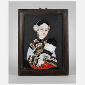 Hinterglasbild China