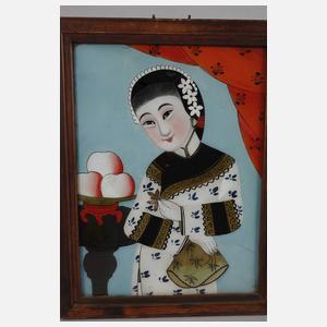 Hinterglasbild China