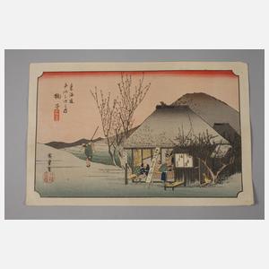 Zwei Farbholzschnitte