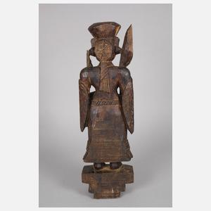 Zwei figürliche Schnitzereien