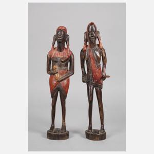 Zwei figürliche Schnitzereien