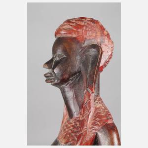 Zwei figürliche Schnitzereien