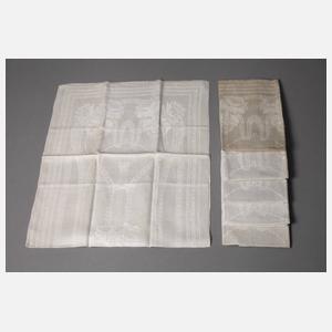 Sechs Handtücher Jugendstil