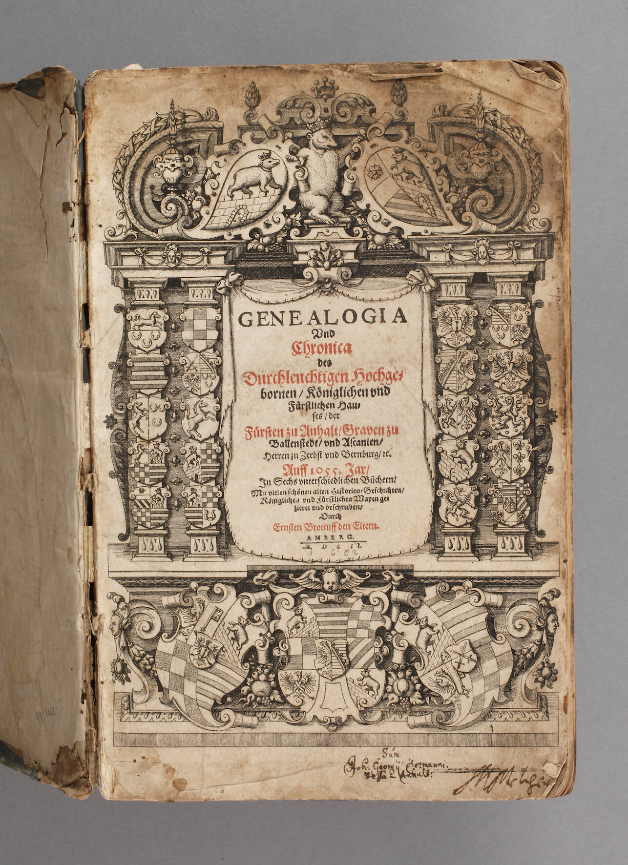 Genealogia und Chronica Anhalt