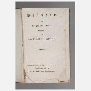 Blühten, dem blühenden Alter gewidmet