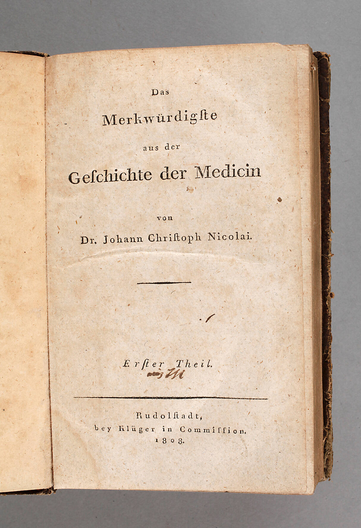 Das Merkwürdigste aus der Geschichte der Medicin
