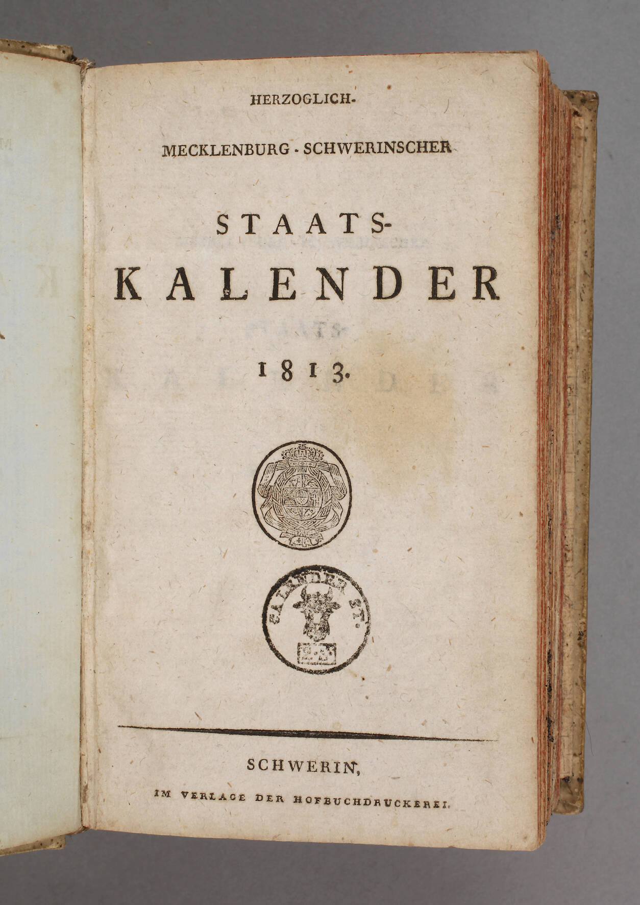 Herzoglich Mecklenburg-Schwerinscher Staatskalender 1813