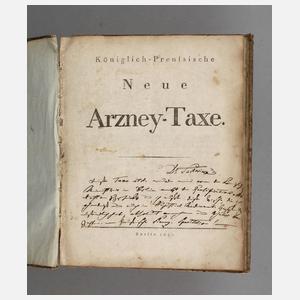 Königlich-Preußische Neue Arzney-Taxe