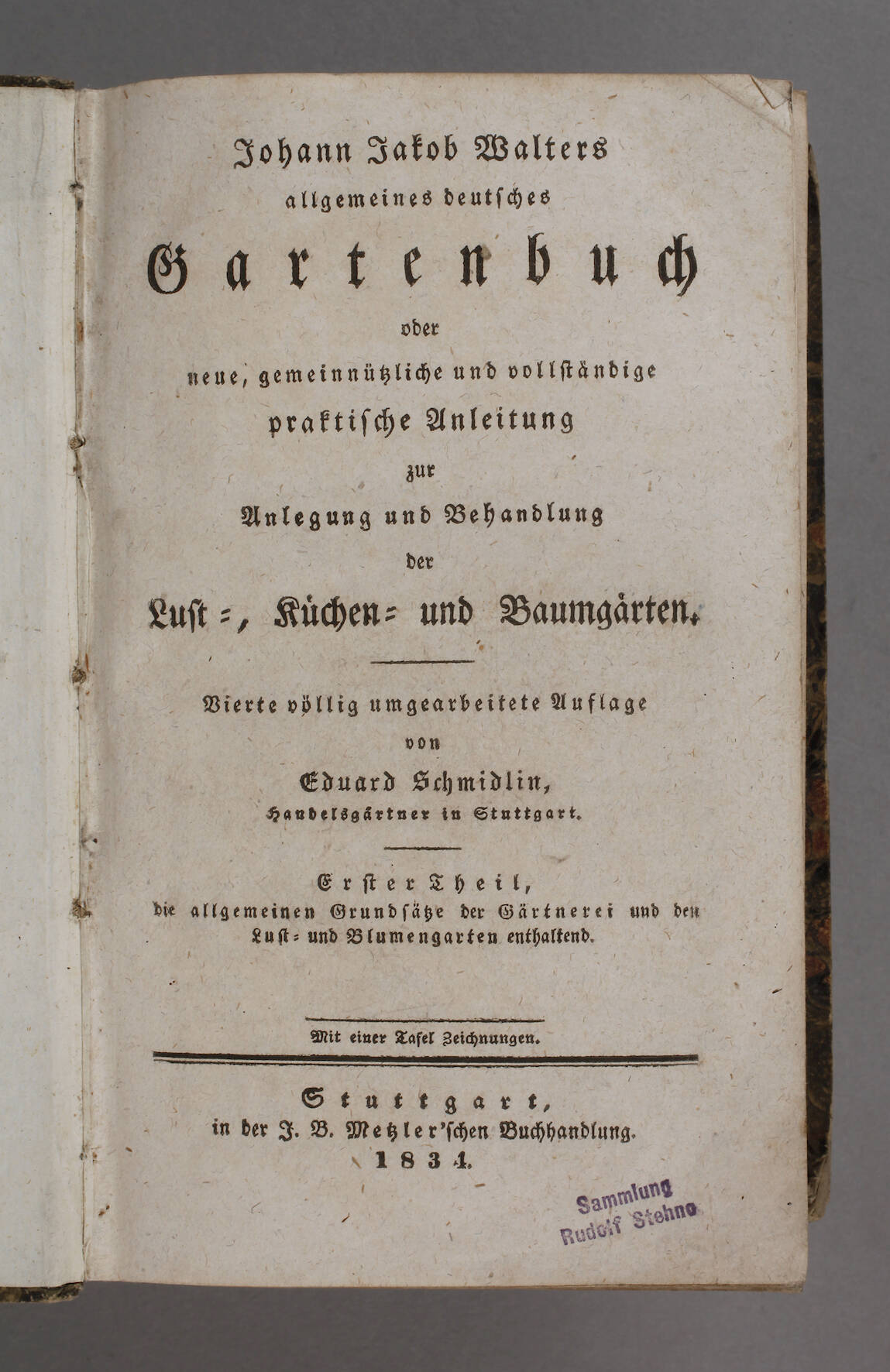 Johann Jakob Walters allgemeines deutsches Gartenbuch