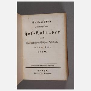 Konvolut Genealogische Taschenbücher