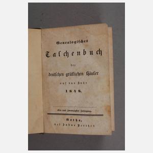 Konvolut Genealogische Taschenbücher