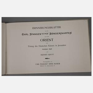 Erinnerungsblätter an die Carl Stangen'schen Sonderfahrten