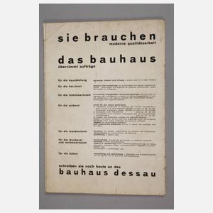 Bauhaus Zeitschrift für Gestaltung