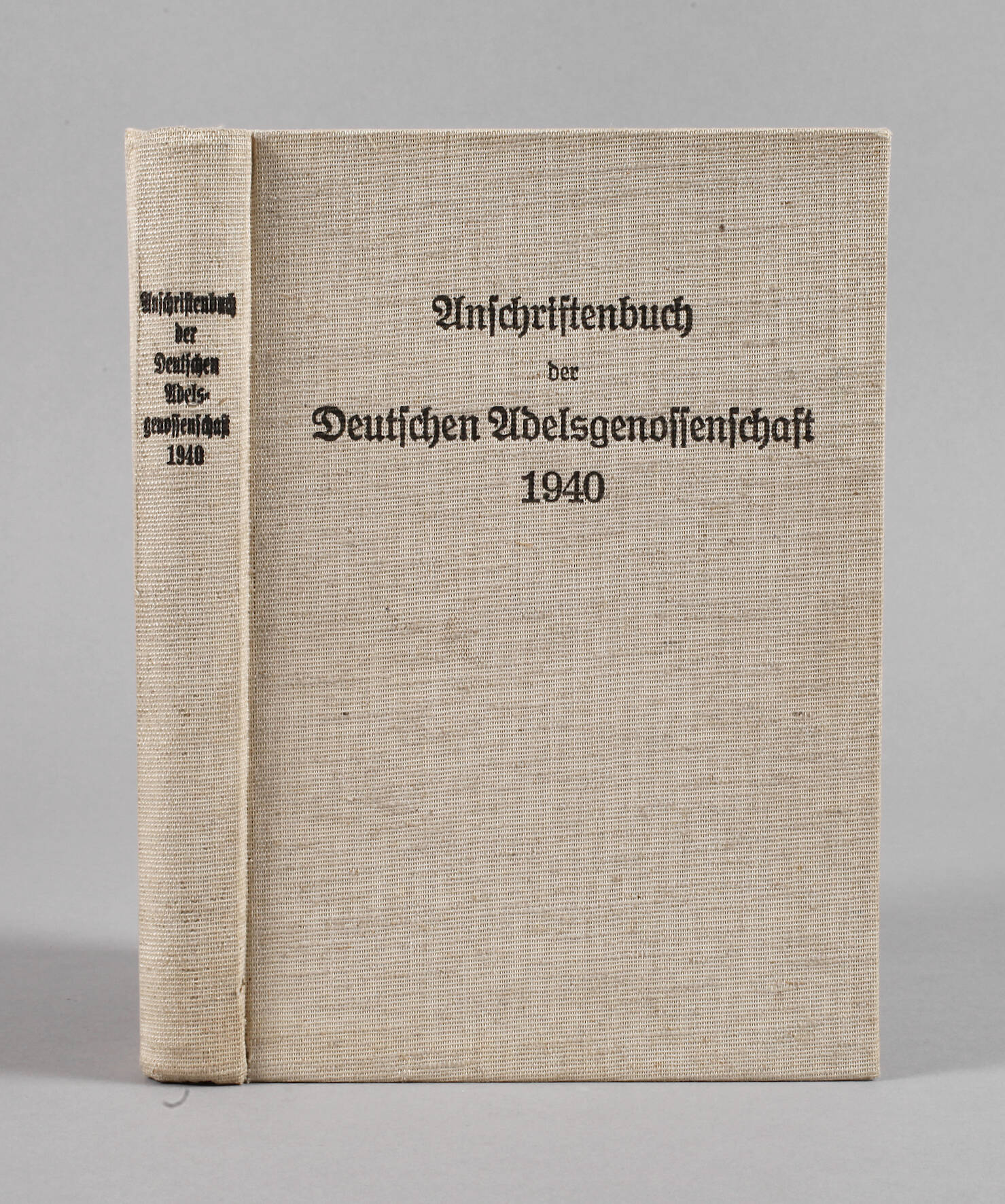 Anschriftenbuch der Deutschen Adelsgenossenschaft