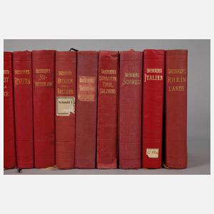Konvolut Baedeker Reiseführer