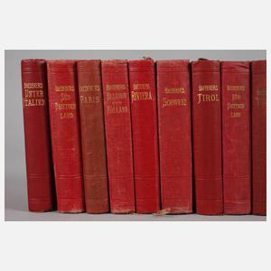 Konvolut Baedeker