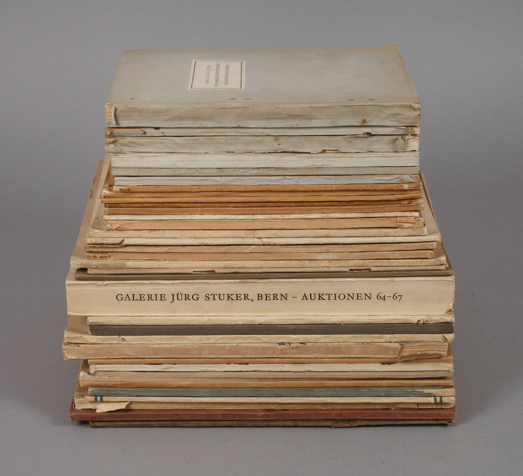 Konvolut historische Auktionskataloge