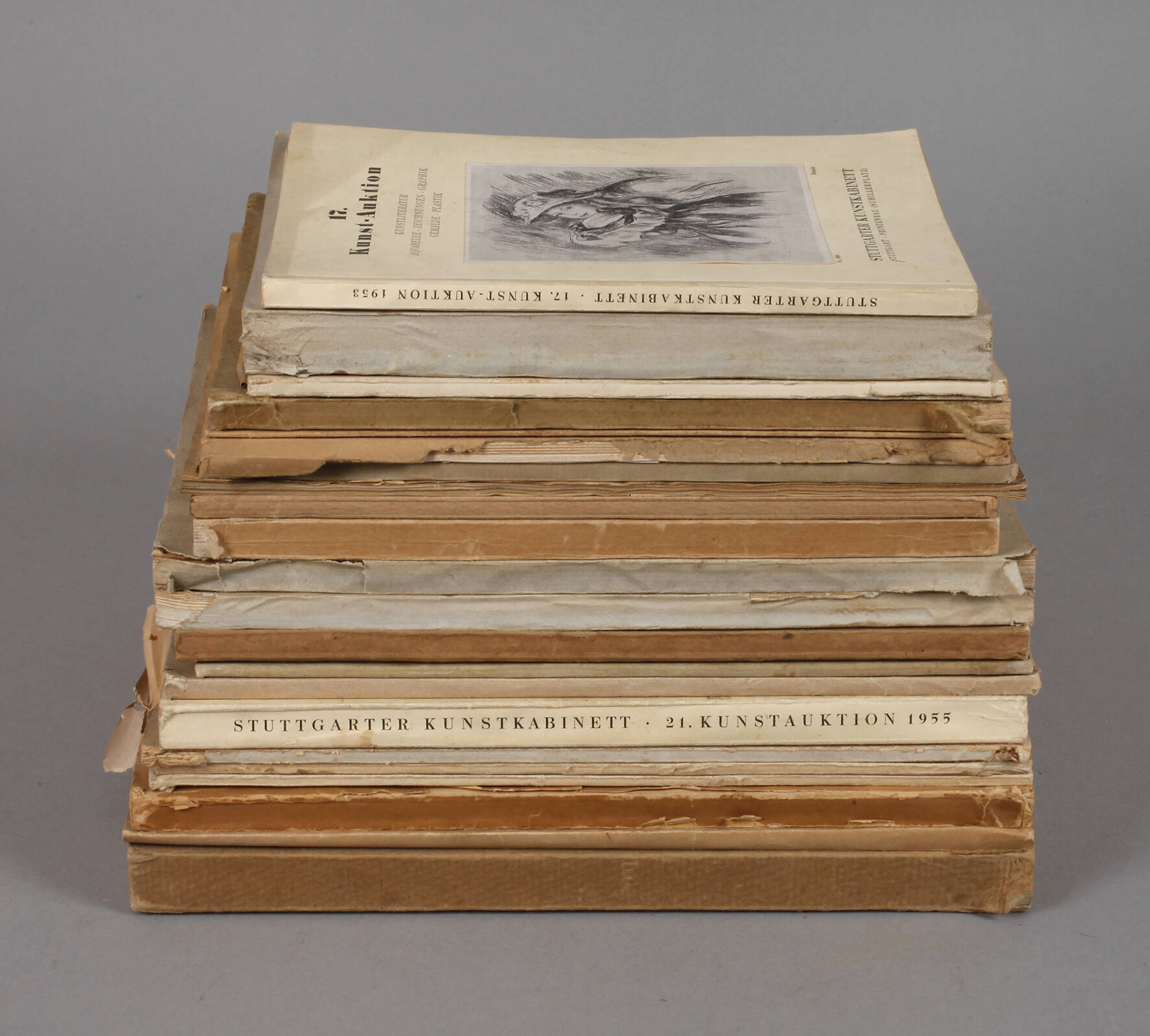Konvolut historische Auktionskataloge