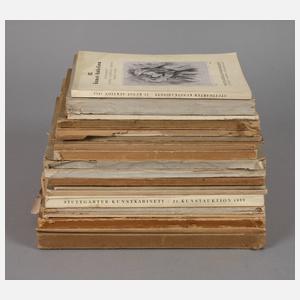 Konvolut historische Auktionskataloge