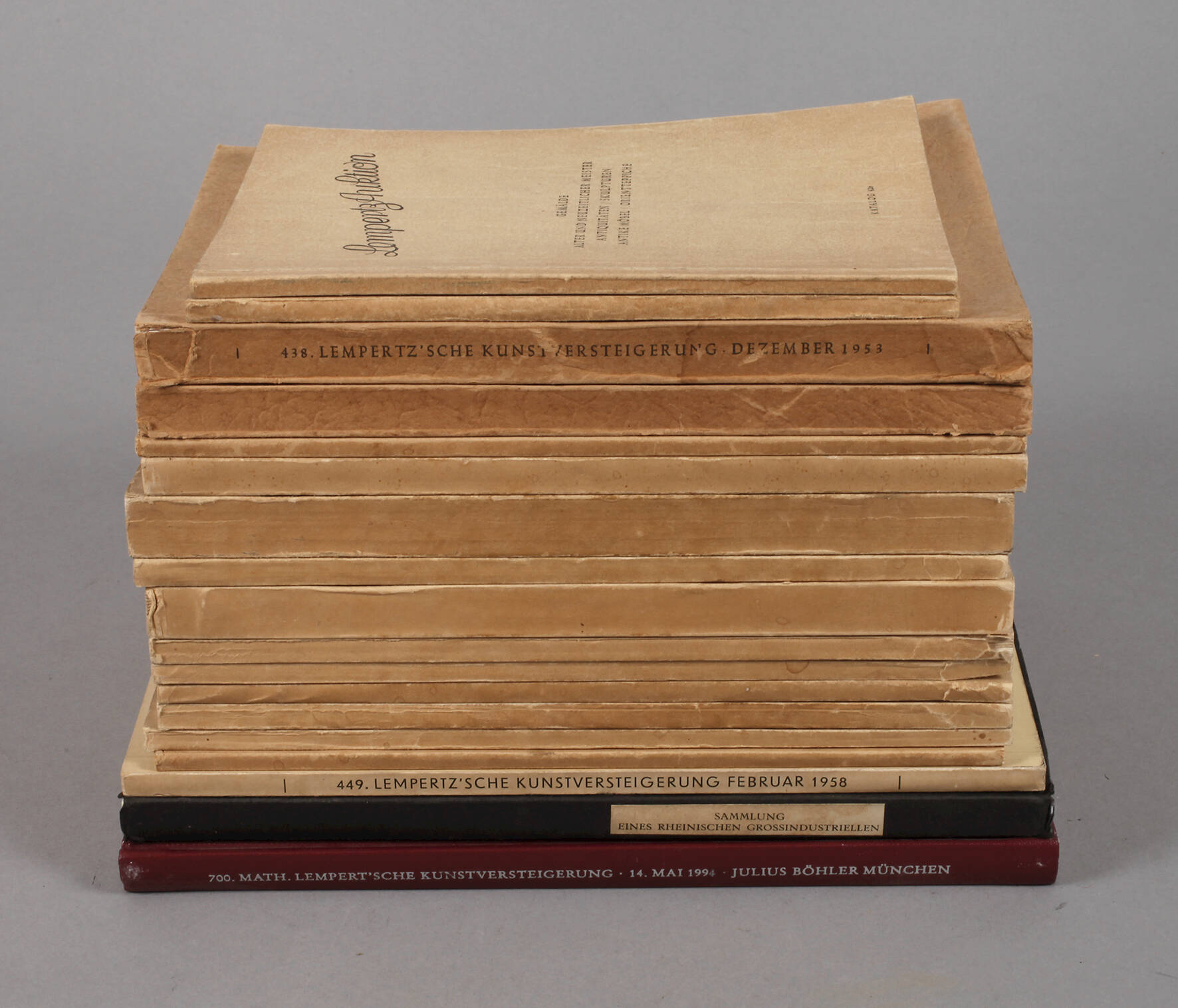 Konvolut historische Auktionskataloge