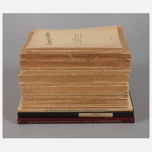 Konvolut historische Auktionskataloge