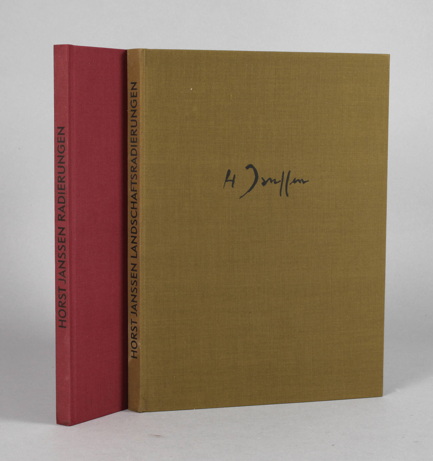 Zwei Bände Horst Janssen