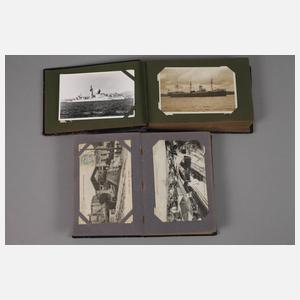 Paar kleine Ansichtskartenalben