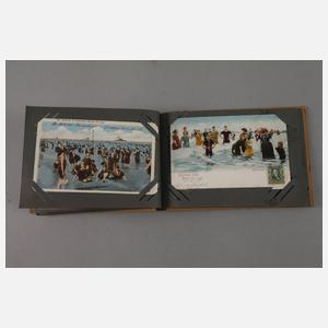 Paar Ansichtskartenalben Ostsee und Bademode