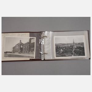 Zwei Alben Ansichtskarten Ostgebiete