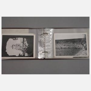 Zwei Alben Ansichtskarten Ostgebiete