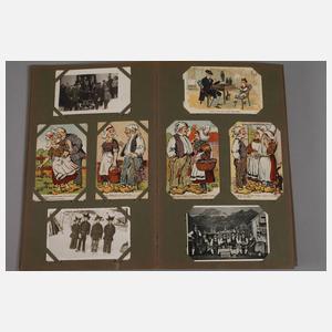 Ansichtskartenalbum Thema Trachten