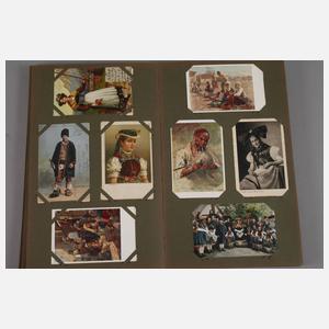 Ansichtskartenalbum Thema Trachten